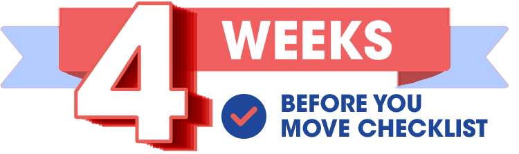4 Weeks Before You Move Checklist - Earthrelo