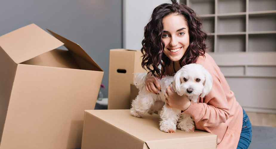 Girl Smiling With Dog - Earthrelo