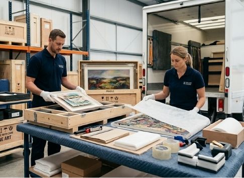 Fine Art Packing Services for International Relocations - EarthRelo