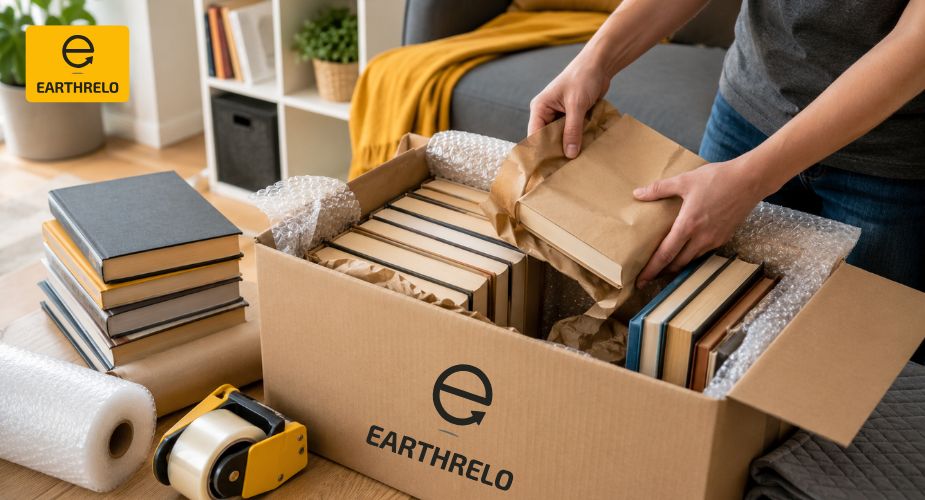 How to Pack Books for Moving Without Damage: Expert Guide - EARTHRELO